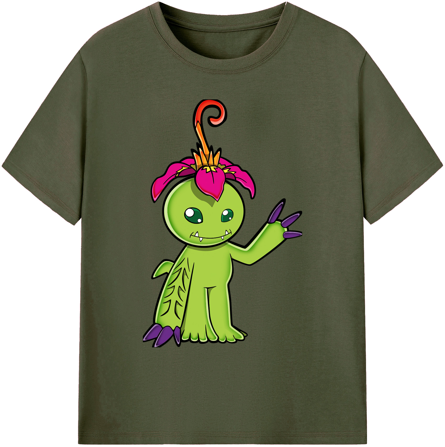 （画像用） Digimon デジタルモンスター/デジモン 綿100％ メンズ半袖Tシャツ｜肌触りやわらか＆通気性